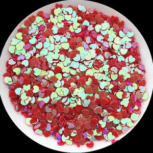 Modes naglu vizuļi 20g 3mm Love Heart Shape brīvi vizuļi Nails Arts manikīram/šūšanai Amatniecības/kāzu dekorēšanas konfeti