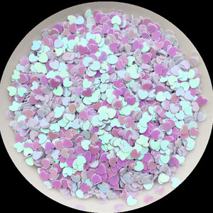 Modes naglu vizuļi 20g 3mm Love Heart Shape brīvi vizuļi Nails Arts manikīram/šūšanai Amatniecības/kāzu dekorēšanas konfeti