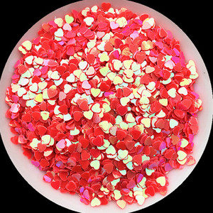 Modes naglu vizuļi 20g 3mm Love Heart Shape brīvi vizuļi Nails Arts manikīram/šūšanai Amatniecības/kāzu dekorēšanas konfeti