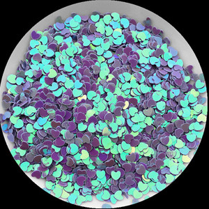 Modes naglu vizuļi 20g 3mm Love Heart Shape brīvi vizuļi Nails Arts manikīram/šūšanai Amatniecības/kāzu dekorēšanas konfeti