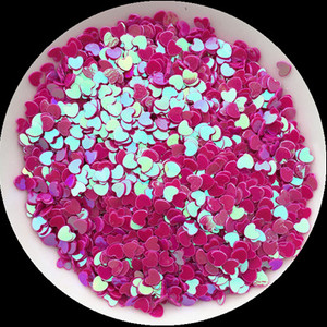 Modes naglu vizuļi 20g 3mm Love Heart Shape brīvi vizuļi Nails Arts manikīram/šūšanai Amatniecības/kāzu dekorēšanas konfeti