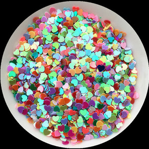 Modes naglu vizuļi 20g 3mm Love Heart Shape brīvi vizuļi Nails Arts manikīram/šūšanai Amatniecības/kāzu dekorēšanas konfeti