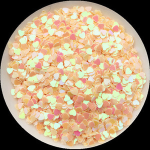 Modes naglu vizuļi 20g 3mm Love Heart Shape brīvi vizuļi Nails Arts manikīram/šūšanai Amatniecības/kāzu dekorēšanas konfeti