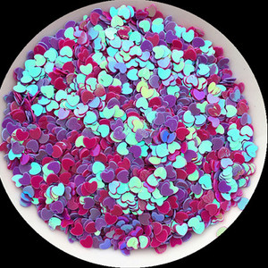 Modes naglu vizuļi 20g 3mm Love Heart Shape brīvi vizuļi Nails Arts manikīram/šūšanai Amatniecības/kāzu dekorēšanas konfeti