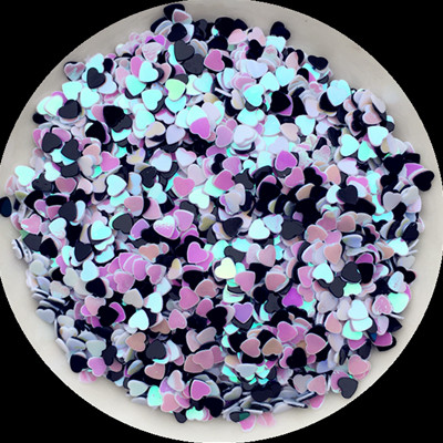 Modes naglu vizuļi 20g 3mm Love Heart Shape brīvi vizuļi Nails Arts manikīram/šūšanai Amatniecības/kāzu dekorēšanas konfeti