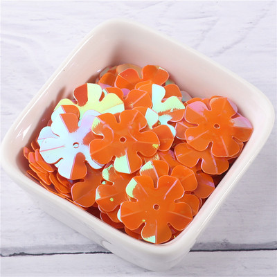 96 gab. Matēti rozā 20 mm Piecas ziedlapiņas, sequins, 3D krūzes, kastītes, šūšanas, izrotājumi.