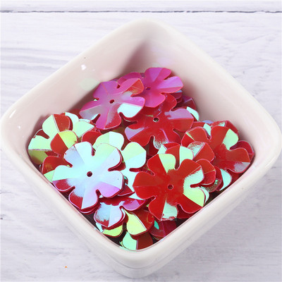 96 gab. Matēti rozā 20 mm Piecas ziedlapiņas, sequins, 3D krūzes, kastītes, šūšanas, izrotājumi.