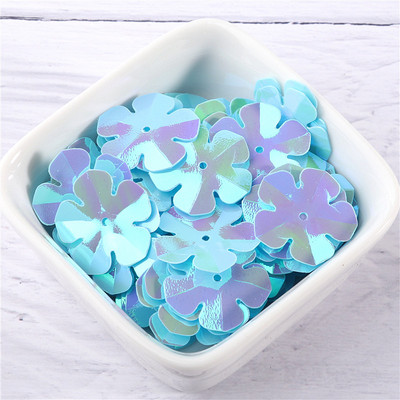 96 gab. Matēti rozā 20 mm Piecas ziedlapiņas, sequins, 3D krūzes, kastītes, šūšanas, izrotājumi.