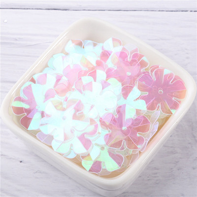 96 gab. Matēti rozā 20 mm Piecas ziedlapiņas, sequins, 3D krūzes, kastītes, šūšanas, izrotājumi.