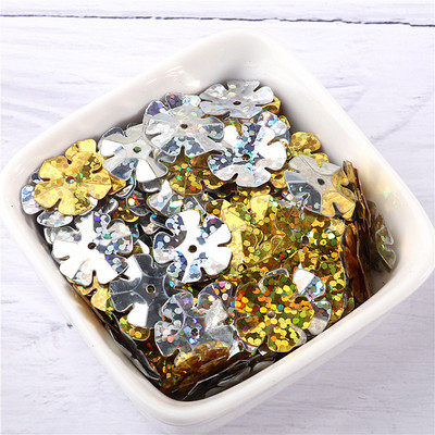 96 gab. Matēti rozā 20 mm Piecas ziedlapiņas, sequins, 3D krūzes, kastītes, šūšanas, izrotājumi.