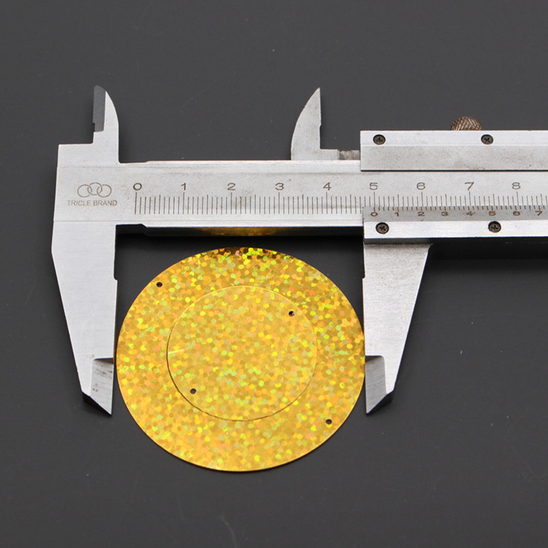 50 mm, 20 gab. dobi dubultgredzenu kombinētie sequins, sequins, PVC Paillettes