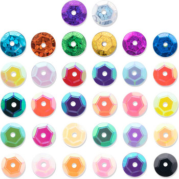 2mm 3mm 4mm PVC στρογγυλές φαρδιά παγιέτες για ράψιμο ρούχων Αξεσουάρ DIY Spangles Crafts Διακόσμηση Lentejuelas Sequin