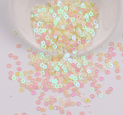 2mm 3mm 4mm PVC apaļi vaļīgi fliteri apģērbu šūšanai aksesuāri DIY Spangles Amatniecība Dekorācija Lentejuelas vizulis