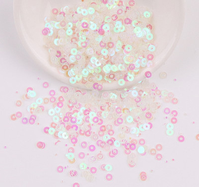 2mm 3mm 4mm PVC apaļi vaļīgi fliteri apģērbu šūšanai aksesuāri DIY Spangles Amatniecība Dekorācija Lentejuelas vizulis