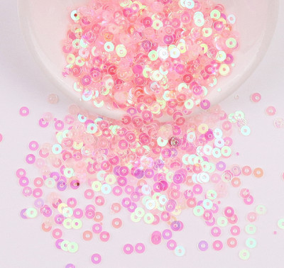 2mm 3mm 4mm PVC apaļi vaļīgi fliteri apģērbu šūšanai aksesuāri DIY Spangles Amatniecība Dekorācija Lentejuelas vizulis