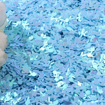 20 г пайети с глава на заек Свободни пайети за занаяти 6 мм бляскави конфети Декорация на ноктите с пайети Направи си сам шевни аксесоари