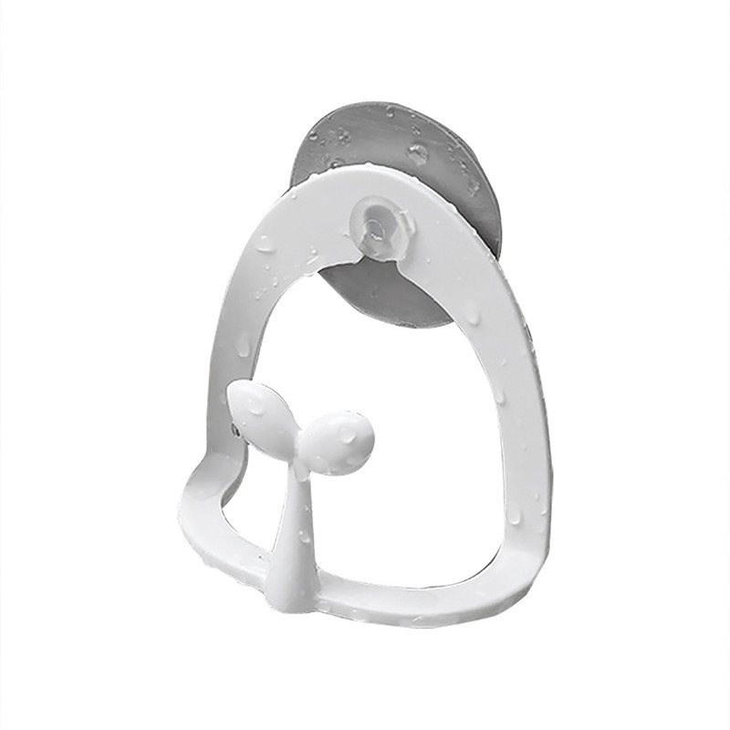 Vienkāršs sūkļa žāvēšanas turētājs plastmasas piesūceknis Tīrīšanas spilventiņu uzglabāšanas statīvs sūkļi ūdens notekas virtuves turētāji