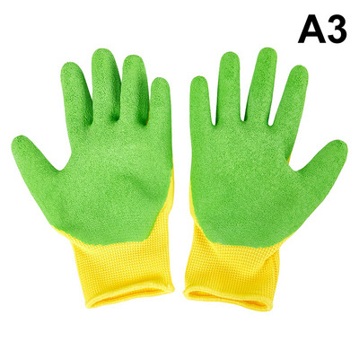 Bērnu aizsargcimdi Dārza rakšana stādīšana ūdensizturīgs āra l darba cimdi Anti Bite Cut Collect Seashells Protector