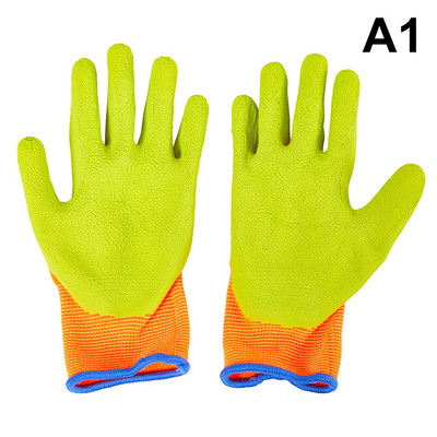 Bērnu aizsargcimdi Dārza rakšana stādīšana ūdensizturīgs āra l darba cimdi Anti Bite Cut Collect Seashells Protector