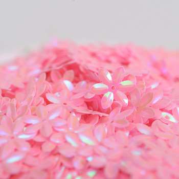 10/40g 15mm Επίπεδο Σχήμα λουλουδιών PVC Loose Sequins Glitter Paillettes για Nail Art Μανικιούρ/ράψιμο/Διακόσμηση Γάμου Κομφετί