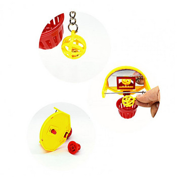 Παιχνίδι πουλί Πρακτικό Τυχαίο χρώμα Αστεία Parakeet Bell Μπάσκετ Τσέρκι Chew Toy for Parakeets Εκπαίδευση παπαγάλου Παιχνίδι παπαγάλος