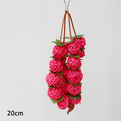 Rattan Ball Funny Papagai Izejmateriāli Interaktīvas Rotaļlietas Putnu Aksesuāri Koka Kosta Rotaļlieta Kaklis Papagailis Moars Rotaļlietu piederumi