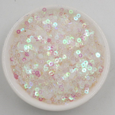 10 g/iepakojumā 3 mm plakani, apaļi, vaļīgi fliteri Amatniecības PVC matēti un krēmkrāsas vizuļi, DIY Lentejuelas šūšanas kāzu kleitu aksesuāri