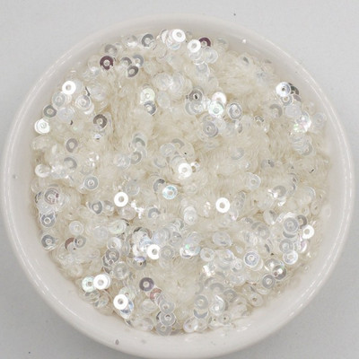 10 g/iepakojumā 3 mm plakani, apaļi, vaļīgi fliteri Amatniecības PVC matēti un krēmkrāsas vizuļi, DIY Lentejuelas šūšanas kāzu kleitu aksesuāri