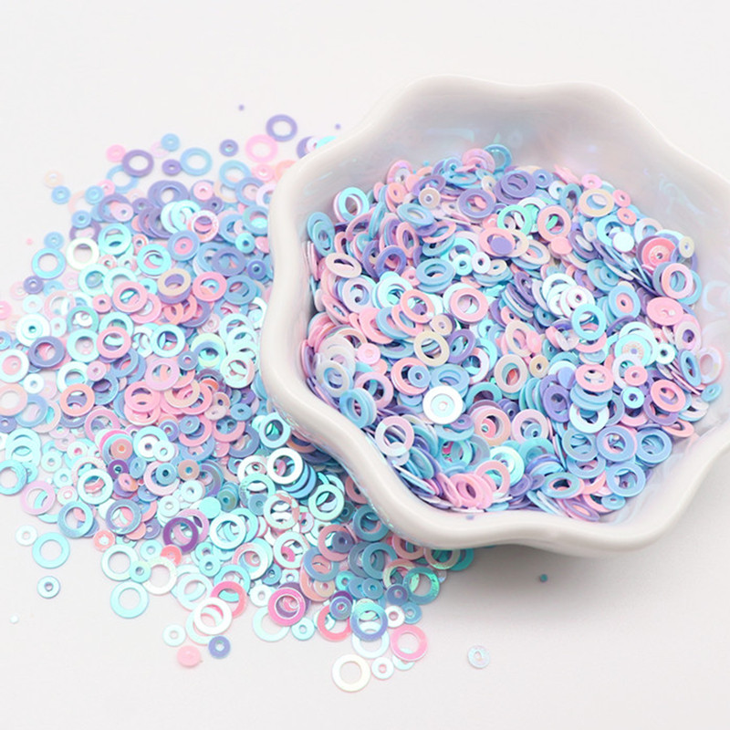 Sequin Craft 10g brīvas formas sequins Purple Series Nail Pailletts Nail Art konfeti nagu mākslas dekoram Materiel Onglerie 10g