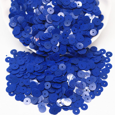Paillettes, plakanas, apaļas, cietas sequins, 6 mm, PVC šķēles, vizuļi, kas paredzēti DIY kāzu amatniecībai, apģērba šūšanas piederumi Lentejuelas 10 g