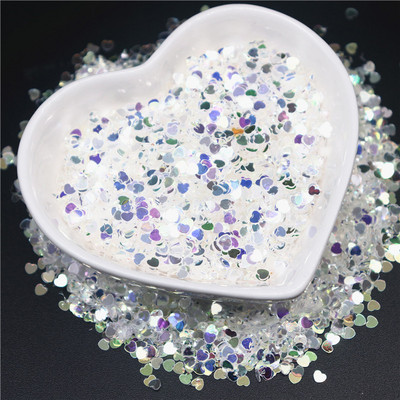 Crystal Caurspīdīgi Sequins 3mm 4mm 6mm Cup Plakani apaļi PVC vaļīgi fliteri DIY Craft Sieviešu apģērbu aksesuāri 10g
