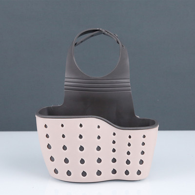 Izlietnes plaukts ziepju sūklis notekas statīvs Silikona uzglabāšanas grozs maiss jaucējkrāna turētājs Regulējams vannas istabas turētājs izlietnes virtuves aksesuārs