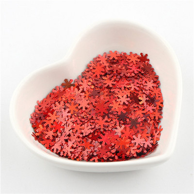 Paillettes 5 mm mākslīgās sniegpārslas vizuļi nagu mākslas mirdzoši vizuļi mājas kāzām dzimšanas dienai Ziemassvētku rokdarbu dekori Ziemassvētki