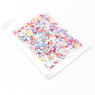 10g Izliekti, krāsaini, brīvi, ar rokām šūti vizuļi šūšanai kāzu amatniecībai un sieviešu apģērbu aksesuāru atbalstam vairumtirdzniecība 4mm5mm