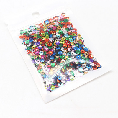 10g Izliekti, krāsaini, brīvi, ar rokām šūti vizuļi šūšanai kāzu amatniecībai un sieviešu apģērbu aksesuāru atbalstam vairumtirdzniecība 4mm5mm