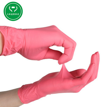Γάντια νιτριλίου από καουτσούκ λατέξ μιας χρήσης PVC Τροφίμων και ποτών Πιο παχύρρευστη, ανθεκτική οικιακή μάσκα καθαρισμού