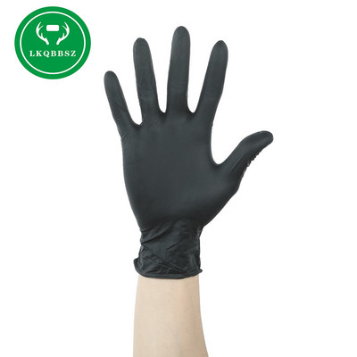 Vienreizlietojamie gumijas lateksa nitrila cimdi PVC pārtikas un dzērienu biezāka, izturīga mājsaimniecības tīrīšanas maska