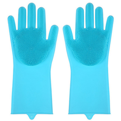 Maģiskais trauku mazgāšanas līdzeklis Silikona cimdi Aizsargā rokas no netīrumiem Tīrīšanas birstes Tīrīšanas rīks Virtuves piederumi Mazgāšanai Augļi Dārzeņi