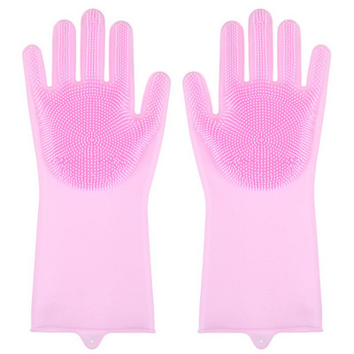 Maģiskais trauku mazgāšanas līdzeklis Silikona cimdi Aizsargā rokas no netīrumiem Tīrīšanas birstes Tīrīšanas rīks Virtuves piederumi Mazgāšanai Augļi Dārzeņi