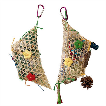 Играчка за раздробяване на папагали Папагали Играчка за дъвчене Цветен хартиен декор за клетка за птици