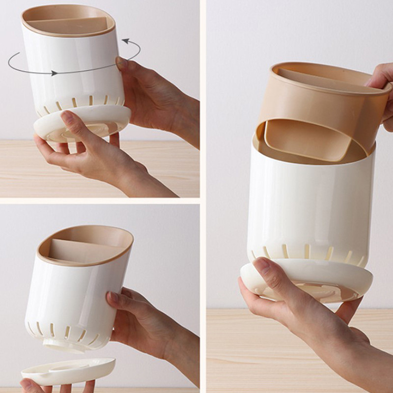 Galda piederumu uzglabāšanas turētājs Galda piederumu drenāžas tvertnes žāvēšanas statīvs Neslīdošs galda piederumi nazis karote dakša uzglabāšanas kaste virtuves organizators