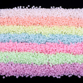 Gaismas Sakura Star Moon polimēru māla šķēle mirdz tumsā, karsti māla smidzinājumi, DIY Nailart Dekorācijas gļotu pildvielas piederumi