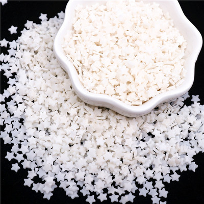 Gaismas Sakura Star Moon polimēru māla šķēle mirdz tumsā, karsti māla smidzinājumi, DIY Nailart Dekorācijas gļotu pildvielas piederumi