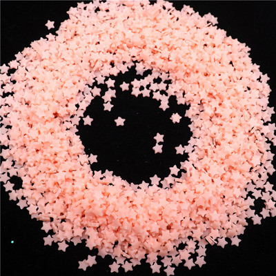 Gaismas Sakura Star Moon polimēru māla šķēle mirdz tumsā, karsti māla smidzinājumi, DIY Nailart Dekorācijas gļotu pildvielas piederumi