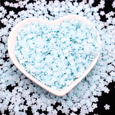 Gaismas Sakura Star Moon polimēru māla šķēle mirdz tumsā, karsti māla smidzinājumi, DIY Nailart Dekorācijas gļotu pildvielas piederumi