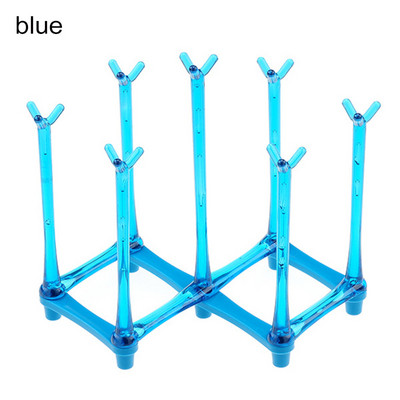 1Gb krūzes statīvs saliekams stikla glāžu turētājs plaukts virtuves organizators plastmasas ūdens krūzes drenāžas izturīgs pudeļu krūzes žāvēšanas statīvs