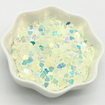 Чаша с пайети Кристални прозрачни 3 мм 4 мм 5 мм 6 мм Кръгли кристали Бели пайети Шиене за Направи си сам аксесоари за дрехи Декорации 20 г
