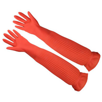 38/45/56 εκ. Latex Long Gloves Aquarium Fish Tank Βιομηχανικά χοντρά προστατευτικά γάντια αδιάβροχα γάντια πλυσίματος πιάτων από λατέξ