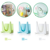 Pannipoti kaane riiul Seinale paigaldatav rippuv hoidik Pliit poti kaane raam Poti kaanehoidja Köögi korraldaja Plastikust köögihoidik