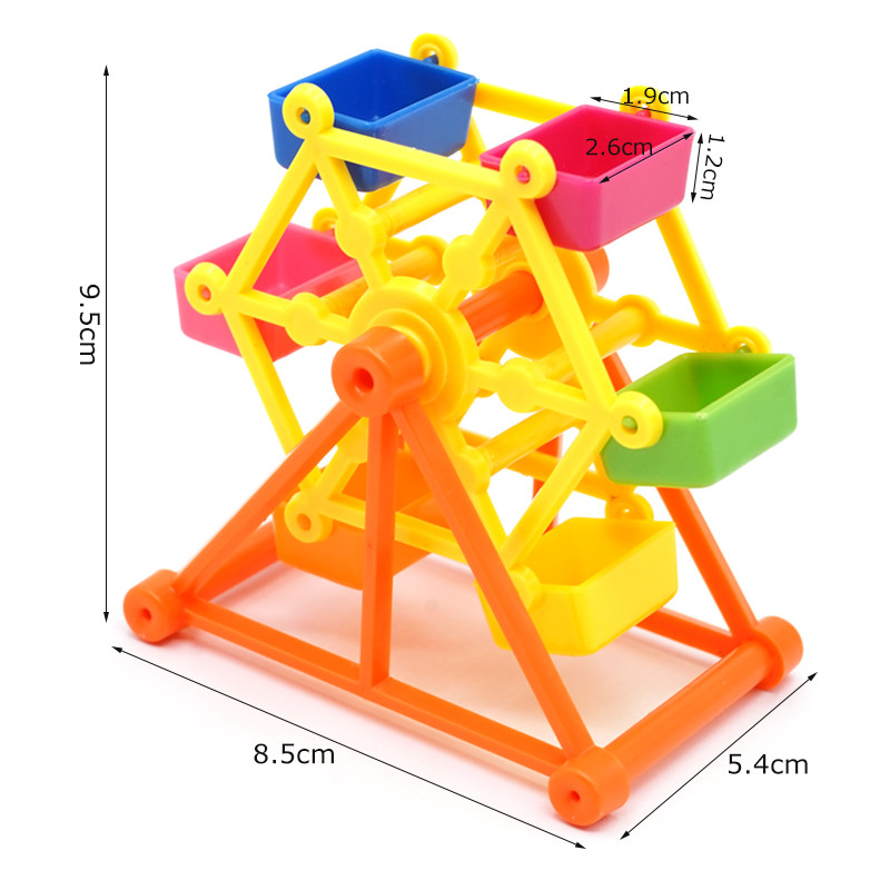 Putnu barības meklēšanas rotaļlietas Radoša papagaiļu barotava Rotaļa apmācības rotaļlietas Intelekta augšanas būris Krāsaina knābāšanas vējdzirnavu rotaļlieta